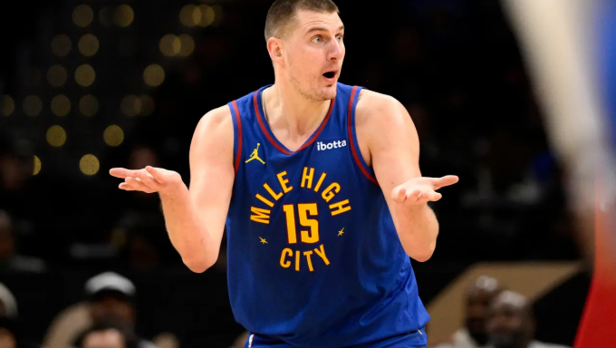 Jokic shrugging