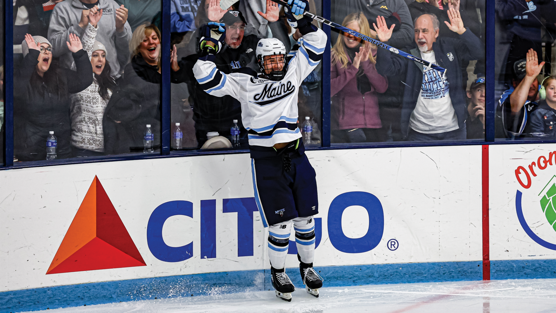 Bradley Nadeau celebrating a goal