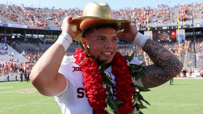 Dillion Gabriel after beating Texas