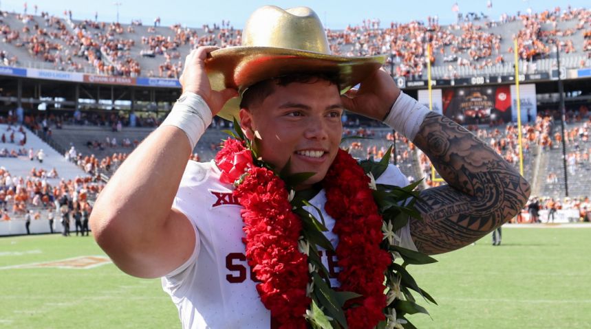 Dillion Gabriel after beating Texas