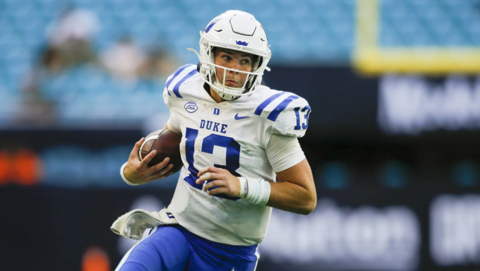 Duke Quarterback Riley Leonard