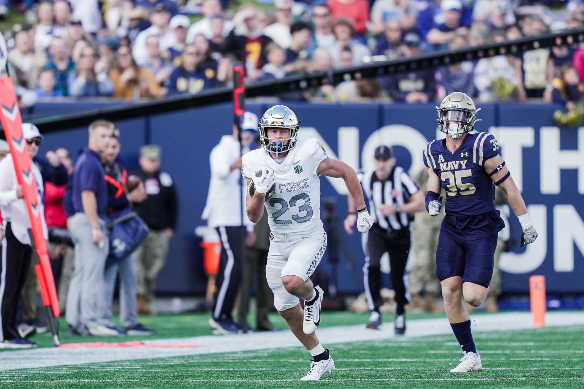 Air Force running in for a touchdown