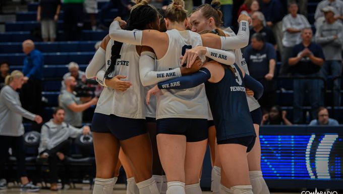 Volleyball huddle