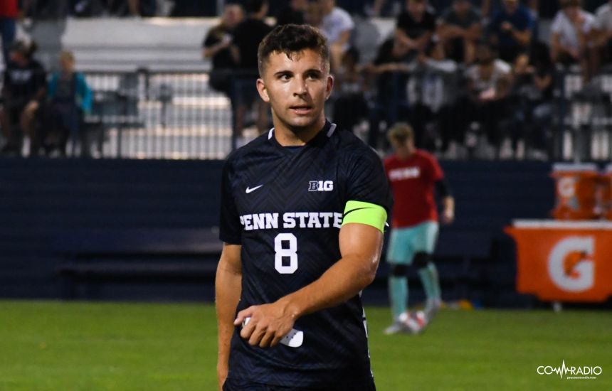 Peter Mangione Walking Off Field after Penn Game
