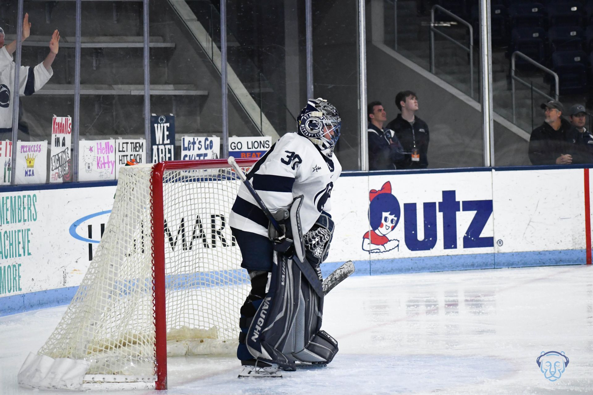Josie Bothun Standing in Net
