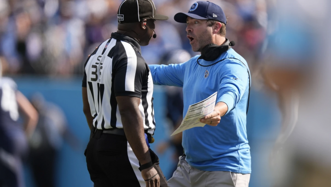 titans coach yelling at ref