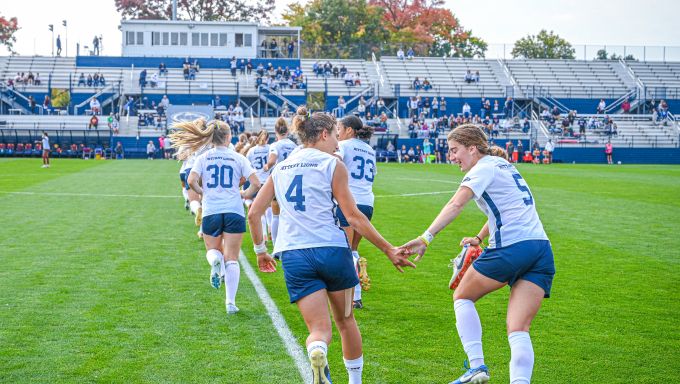 women's soccer on the pitch