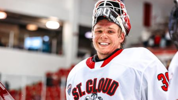 Northeastern goaltender