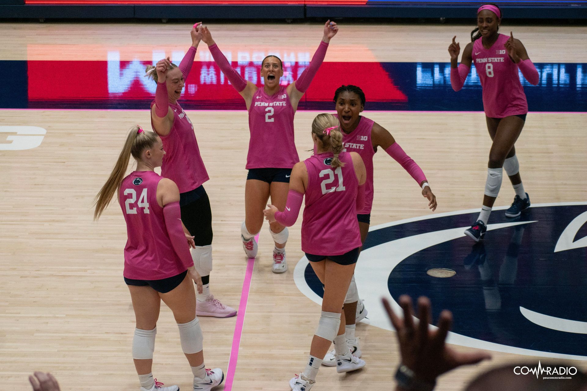 Dig Pink volleyball game