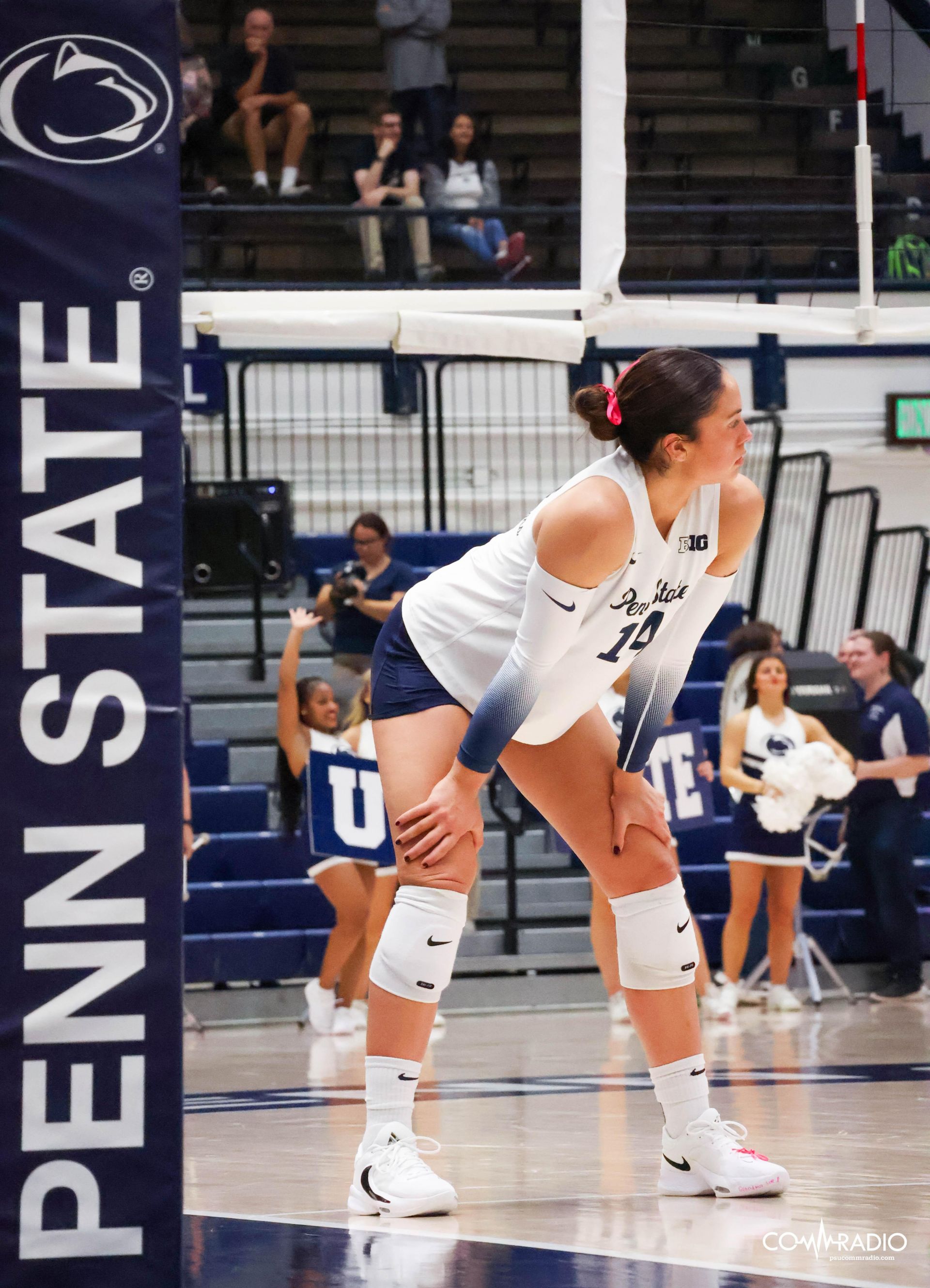 Caroline Jurevicius at the net