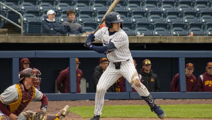 Grant Norris batting