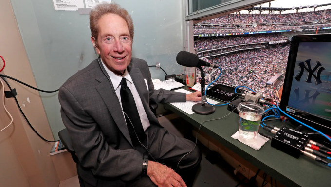 John Sterling in the booth