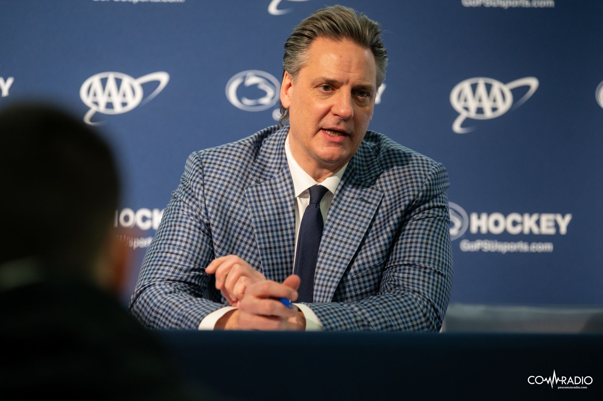 Guy Gadowsky in post-game press conference vs. Michigan