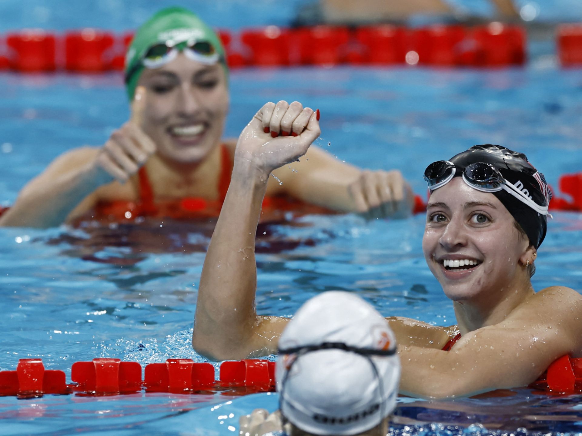 Katie Douglas winning