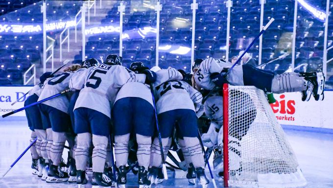 Penn State preparing to take on Mercyhurst in CHA Title