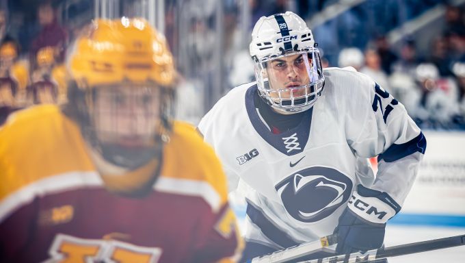 Reese Laubach against Minnesota