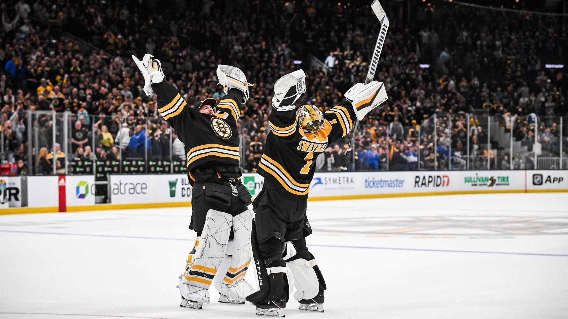 Jeremy Swayman and Linus Ullmark