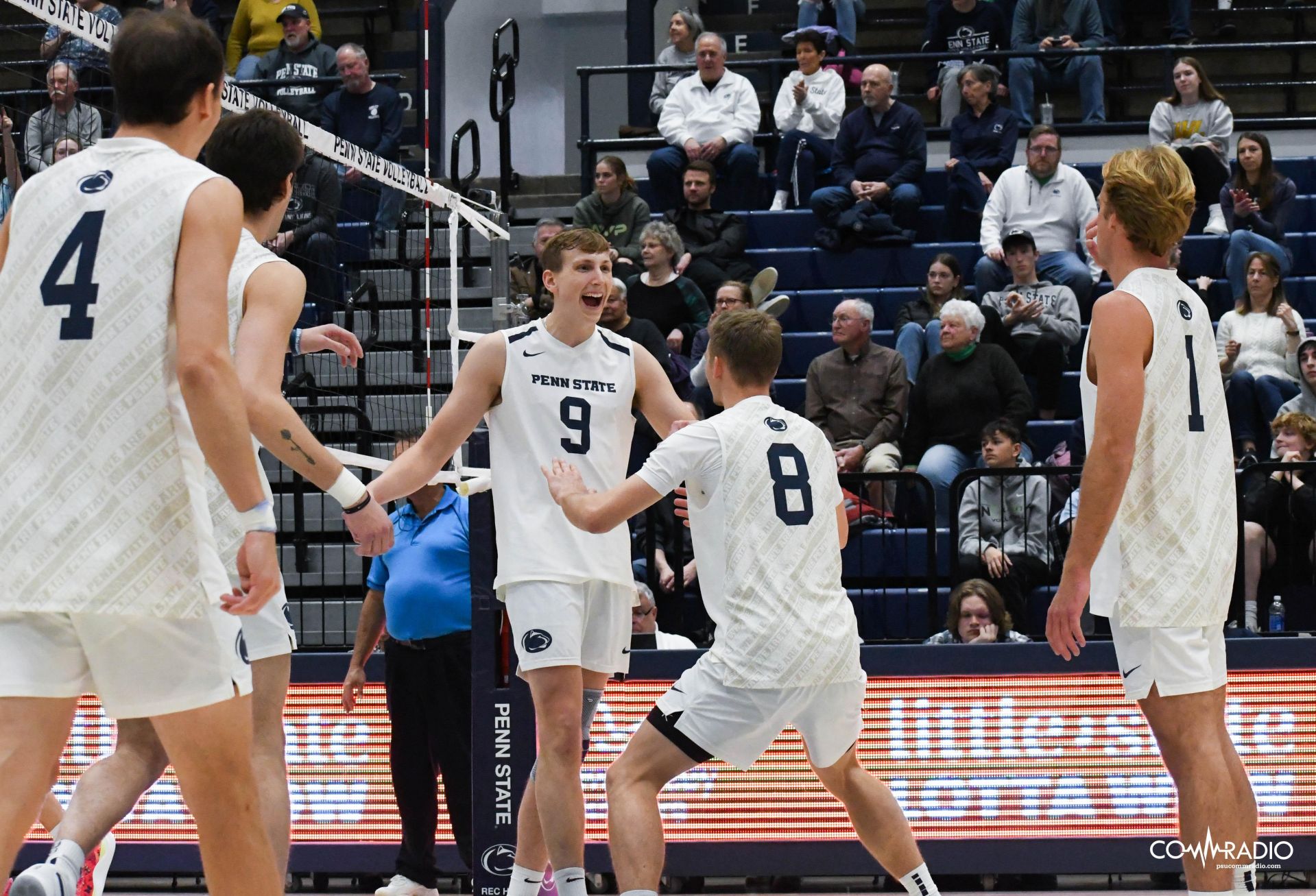 John Kerr celebrating with Penn State