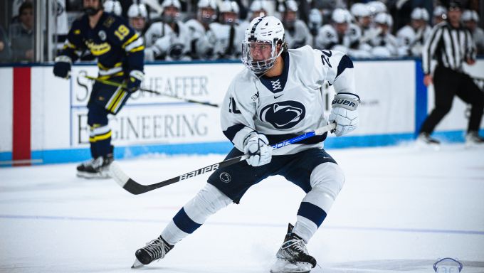 Ture Linden vs. Michigan on Nov. 5 2022