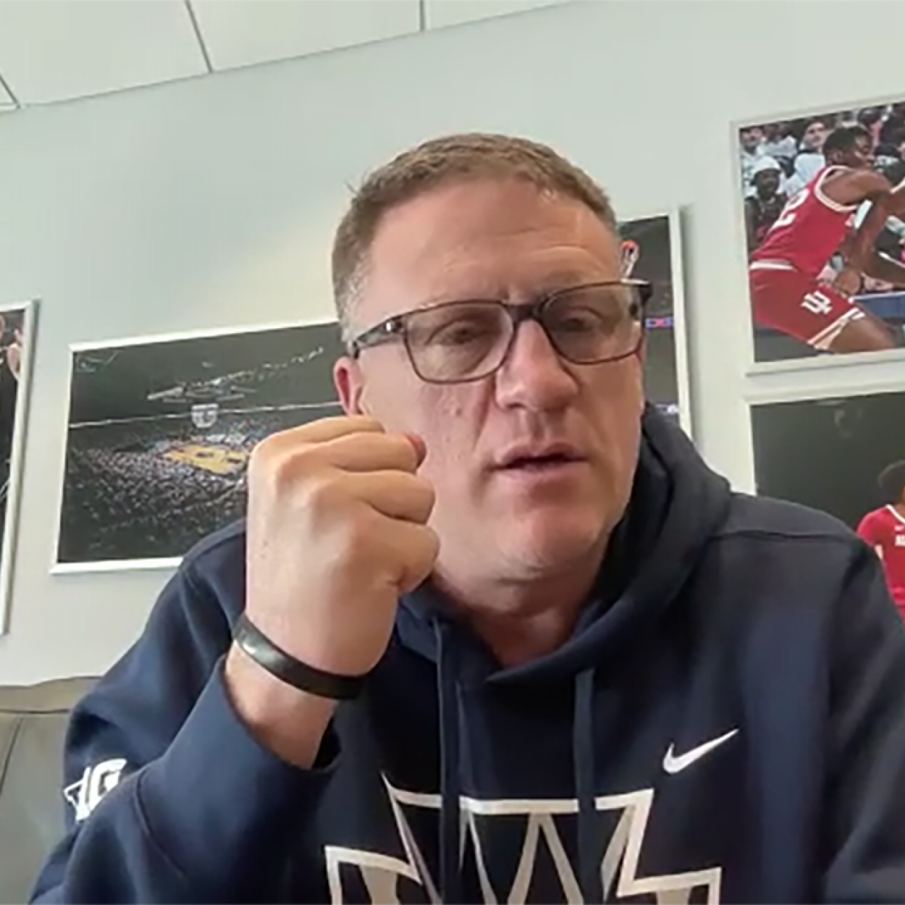 Mike Rhoades Fist Pump