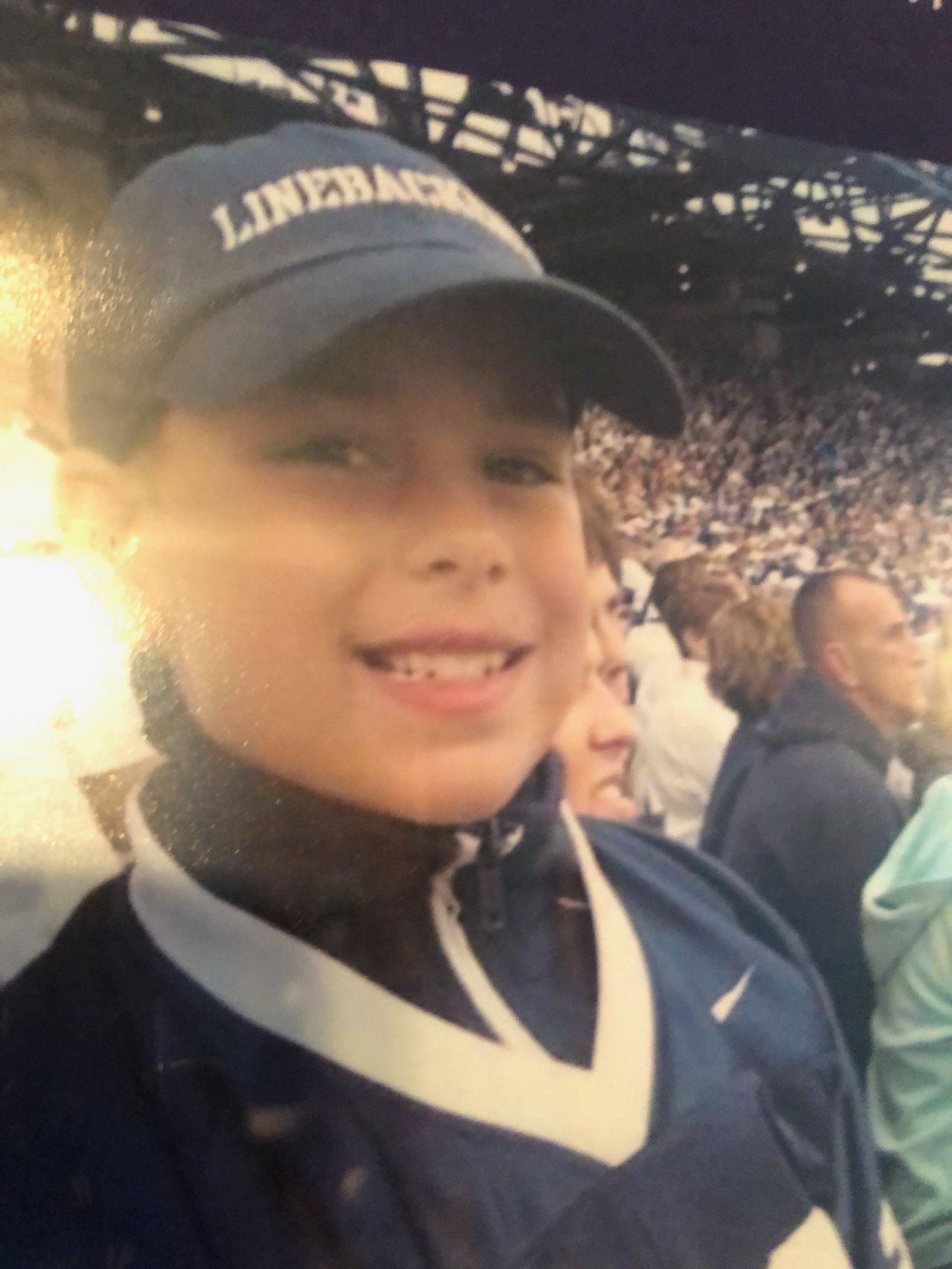 Jon at his first Penn State game in 2011