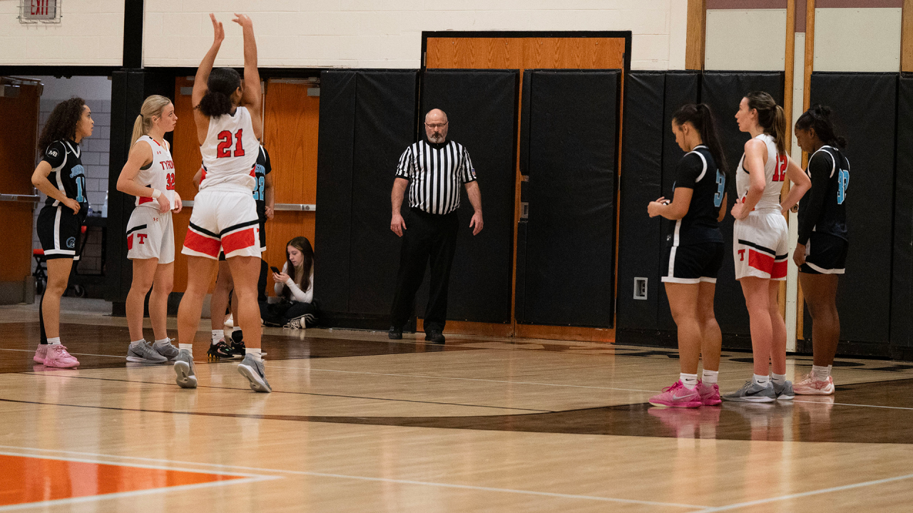 Tyrone vs Greater Johnstown Girls Basketball Foul Shot