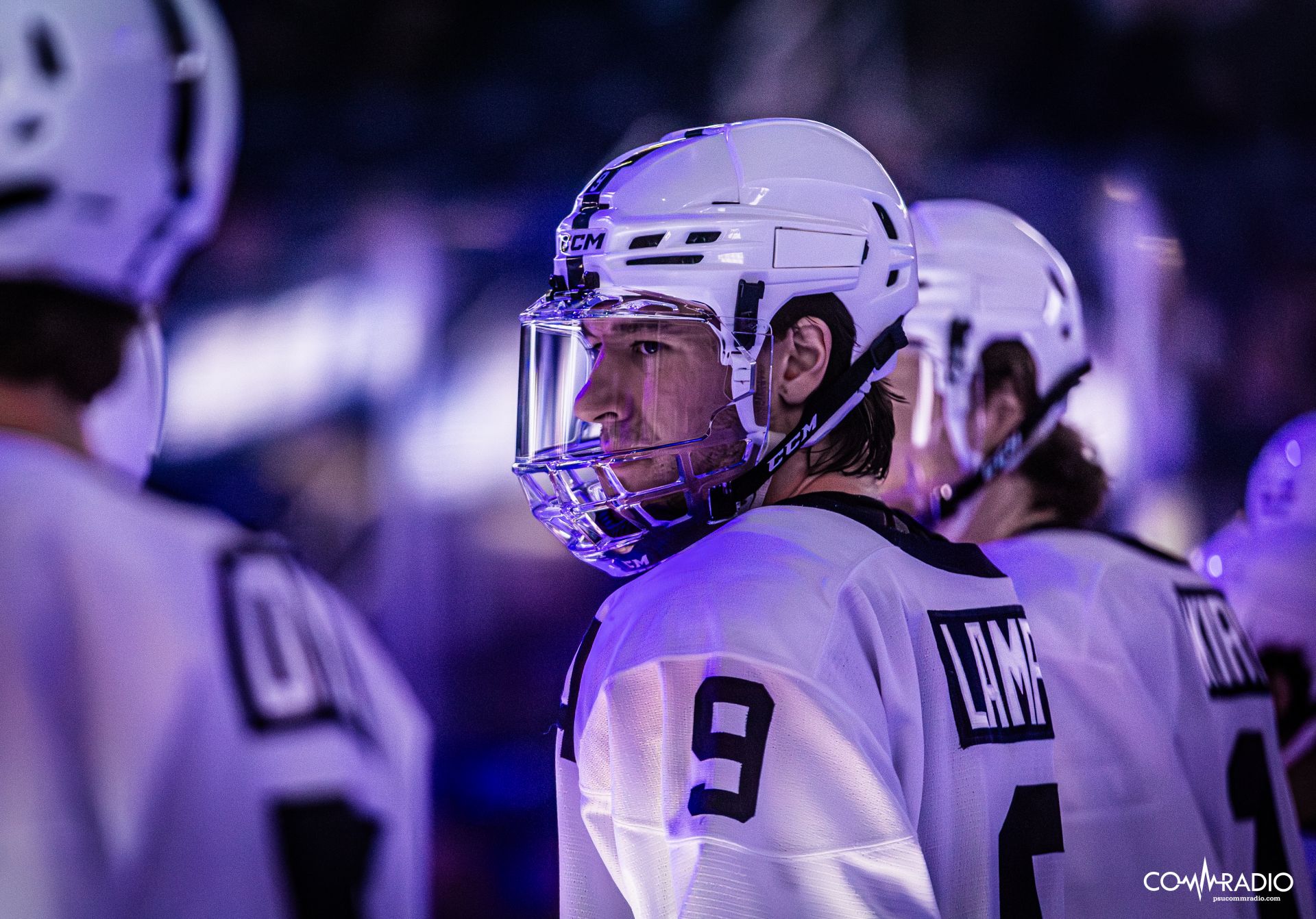 Xander Lamppa during pregame against Minnesota on Dec. 2
