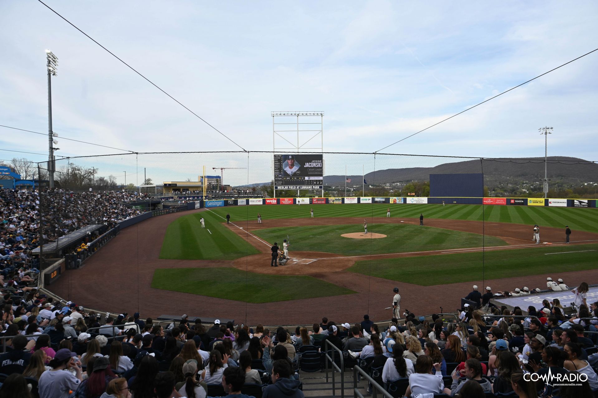 Fans at Medlar Field at Lubrano Park