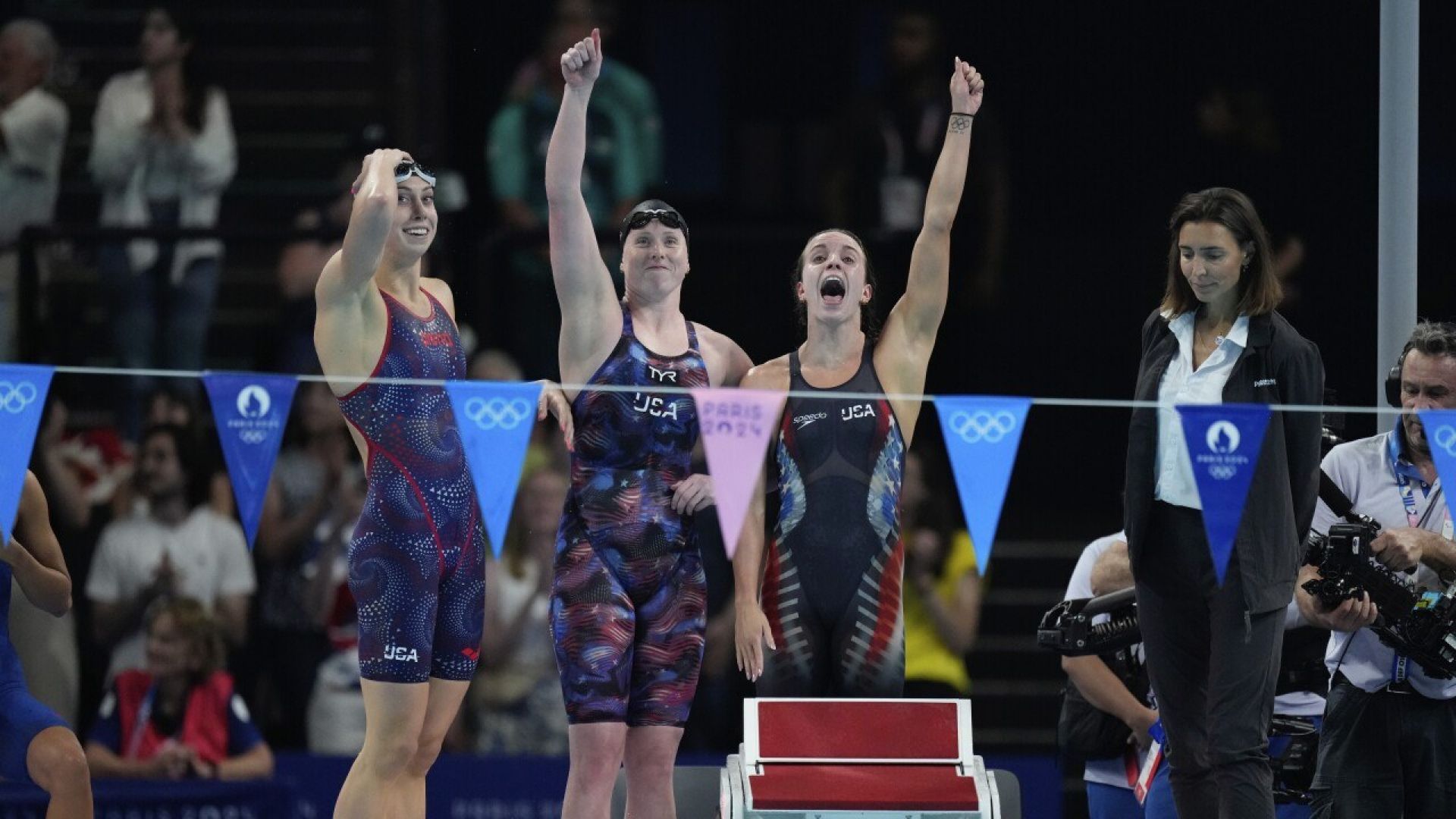 USA winning swimming