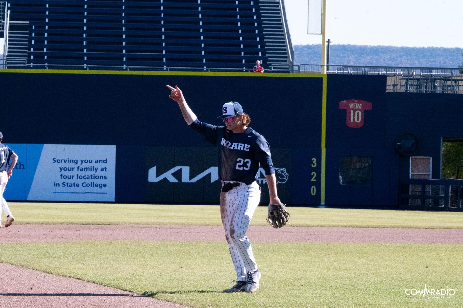Bryce Molinaro on the field