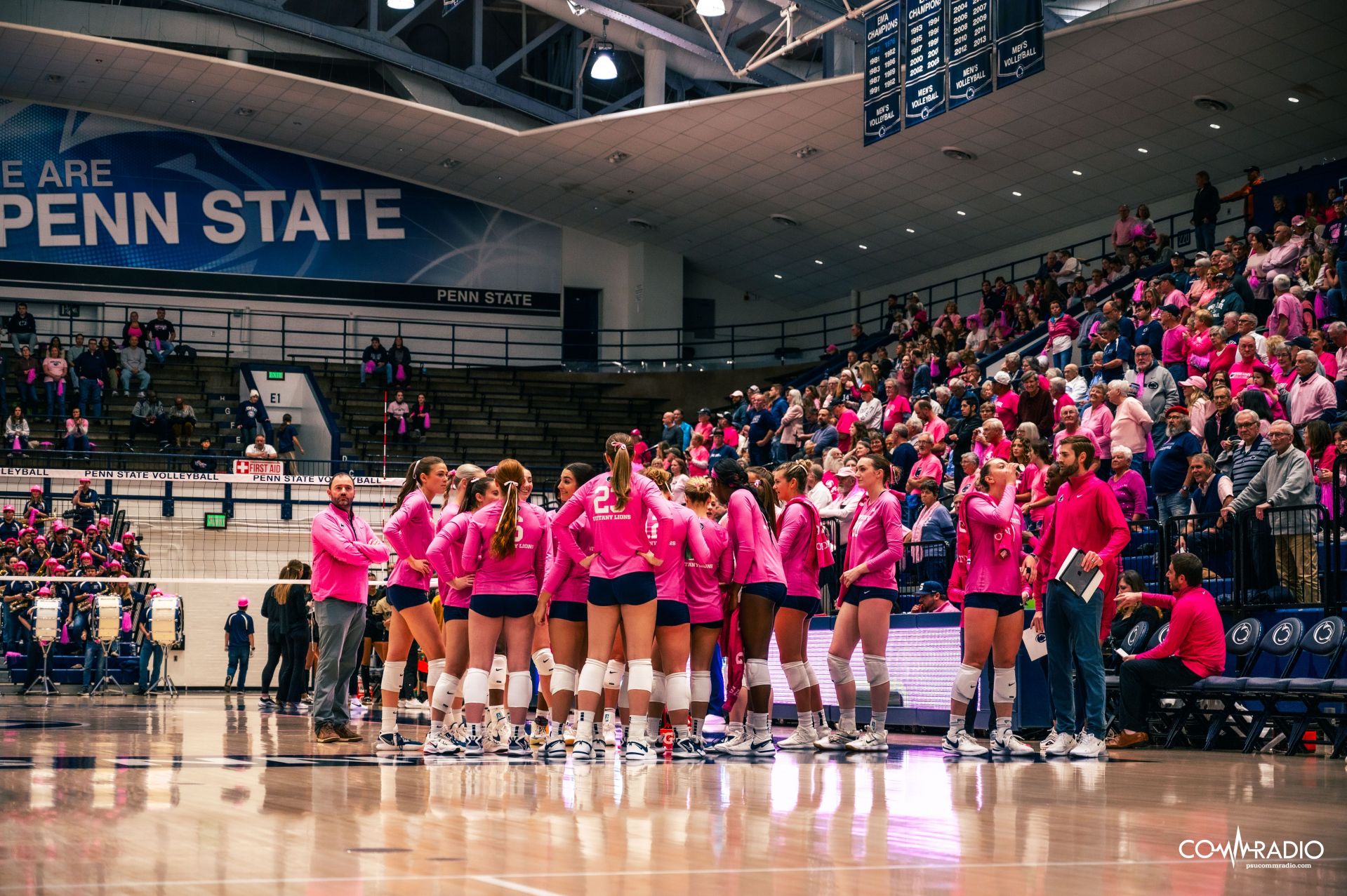 Penn State women's volleyball getting set to take on Purdue in "Dig Pink" match