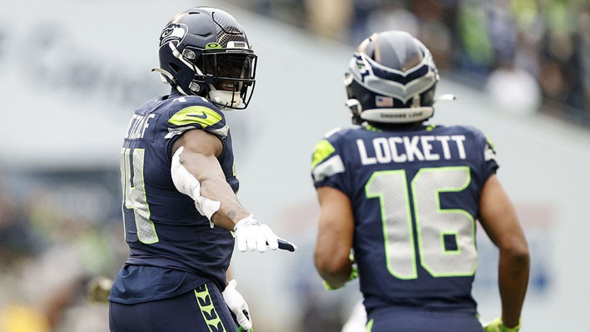 D.K. Metcalf and Tyler Lockett