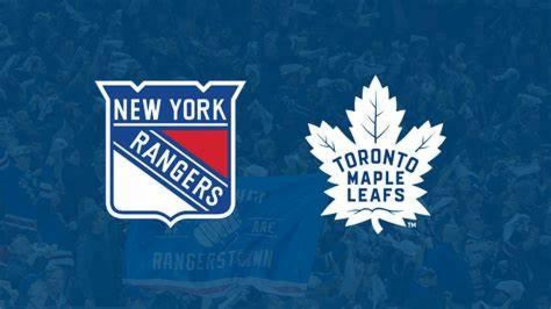 Rangers and Maple Leafs logo