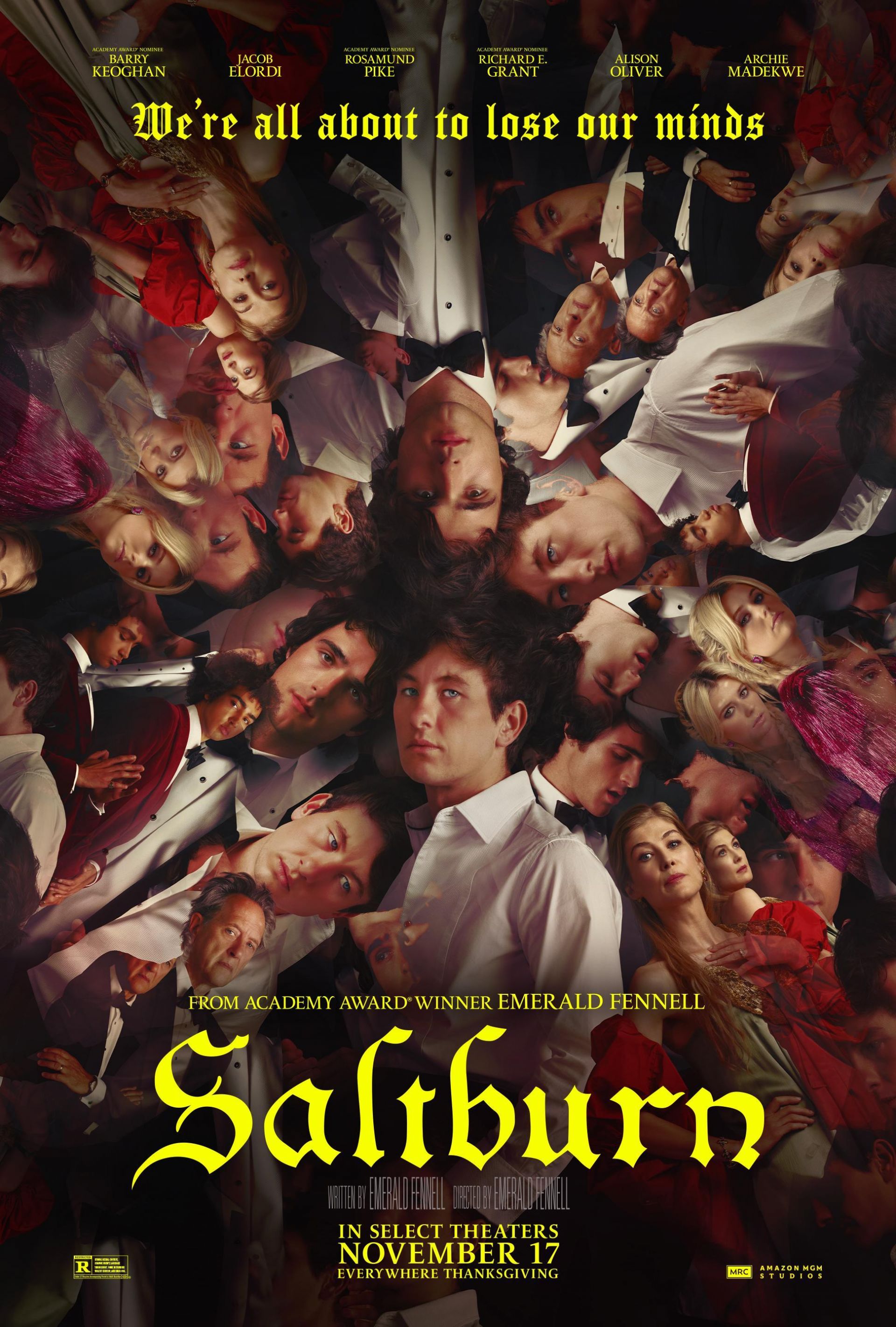 Poster for the movie Saltburn