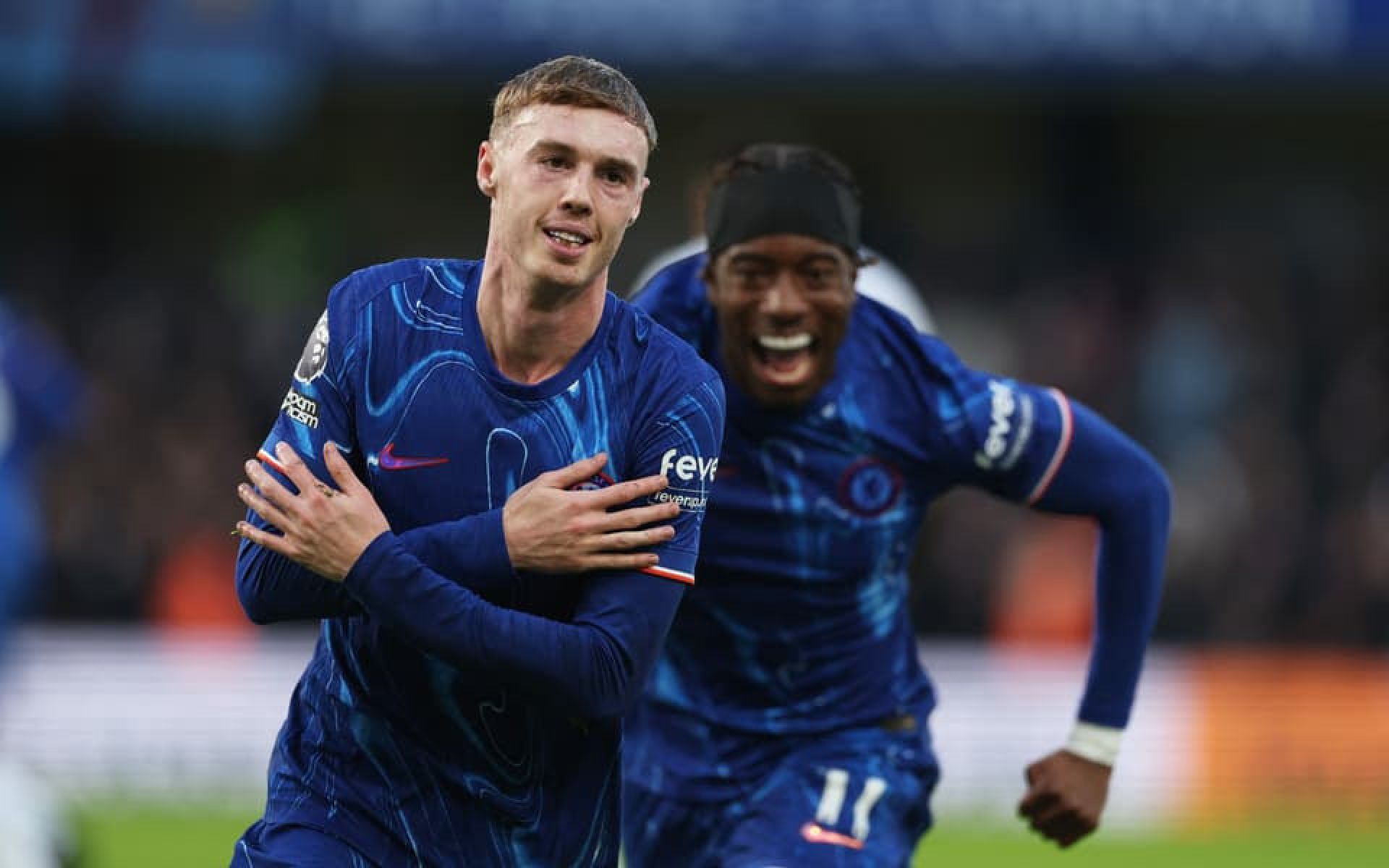 Soccer celebration