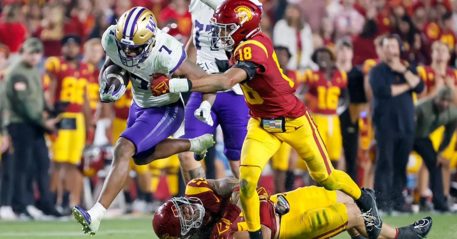 Washington running all over USC