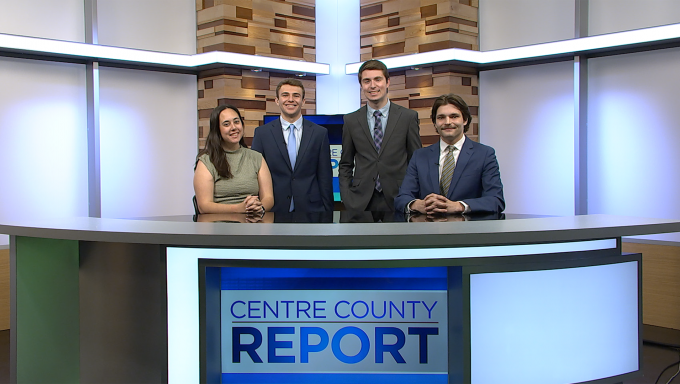 Centre County Report anchors at the desk