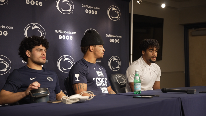 Penn State Wrestlers on Media Day