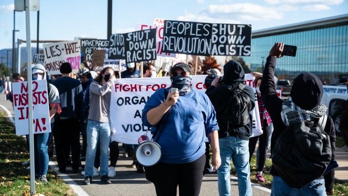 Trump protest