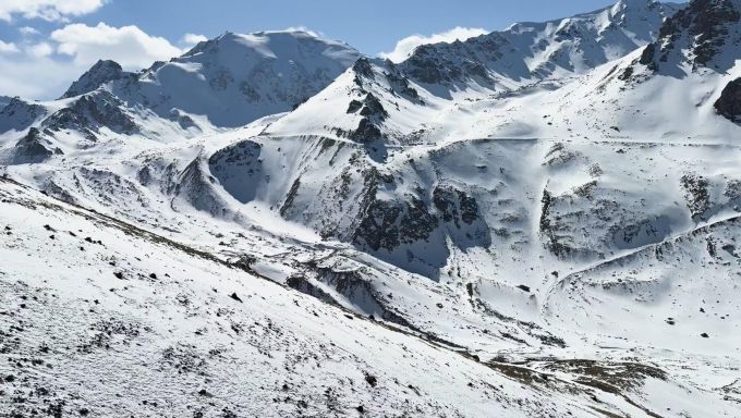 Tian Shan mountain range in Kazakhstan