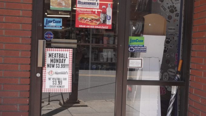 Door of Local Business McLanahan's in Downtown State College