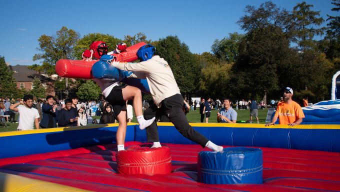 Photo from a Penn State Homecoming event