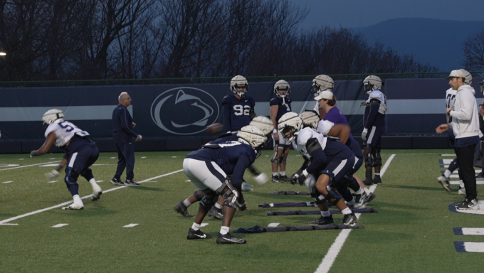 Penn State Line Preparing for Minnesota