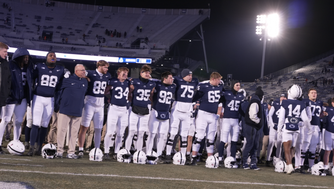 Team Celebrating Senior Day