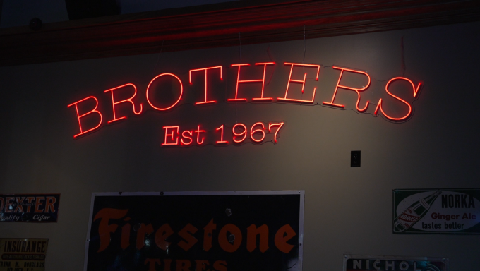 Brothers Bar Sign