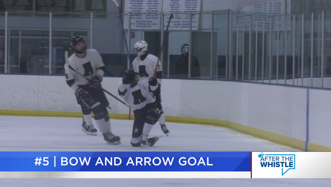 Bow and Arrow Hockey Goal