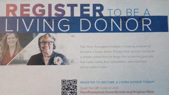 Registration for donors