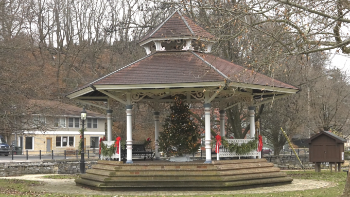 Christmas tree at Bellefonte's Victorian Christmas event