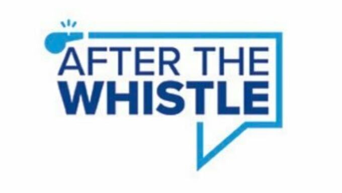 After the Whistle logo features the words in all capital letters set inside a chat bubble with a whistle at top left