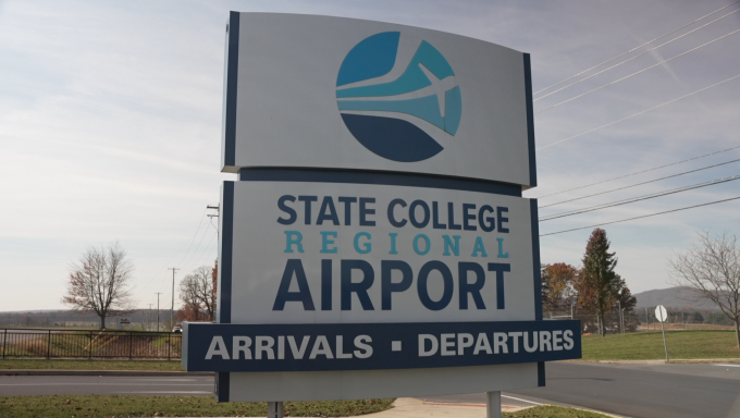 Airport sign